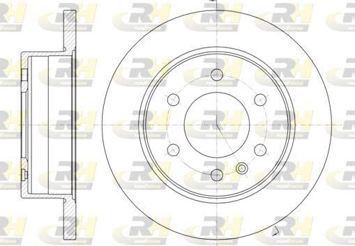 Roadhouse 61035.00 - Тормозной диск autosila-amz.com