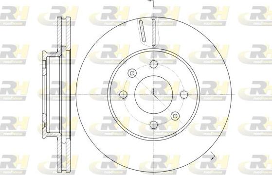 Roadhouse 61023.10 - Тормозной диск autosila-amz.com