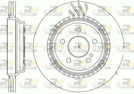 Roadhouse 61072.10 - Тормозной диск autosila-amz.com