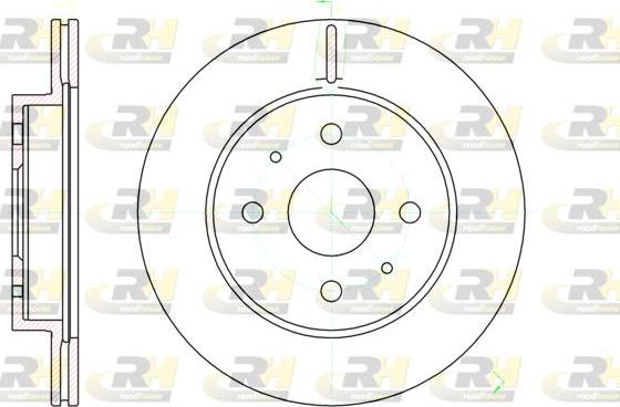 Roadhouse 61190.10 - Тормозной диск autosila-amz.com