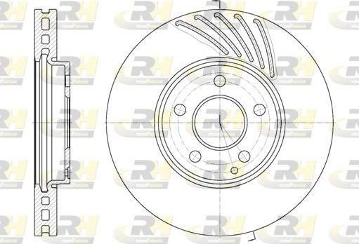 Roadhouse 61140.10 - Тормозной диск autosila-amz.com