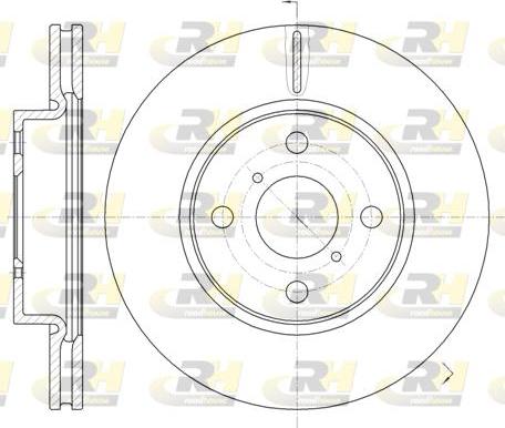 Roadhouse 61169.10 - Тормозной диск autosila-amz.com