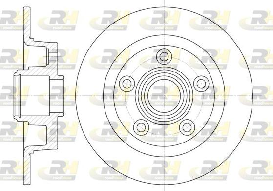 Roadhouse 61114.00 - Тормозной диск autosila-amz.com