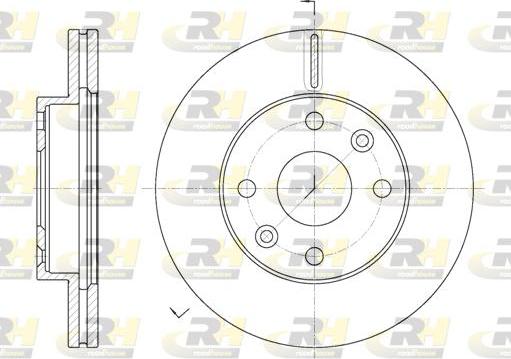 Roadhouse 61116.10 - Тормозной диск autosila-amz.com