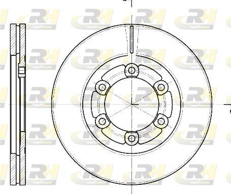 Roadhouse 61139.10 - Тормозной диск autosila-amz.com