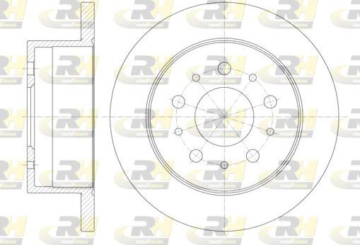 Roadhouse 61120.00 - Тормозной диск autosila-amz.com