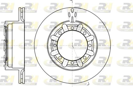 Roadhouse 61170.10 - Тормозной диск autosila-amz.com