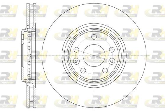 Roadhouse 61345.10 - Тормозной диск autosila-amz.com