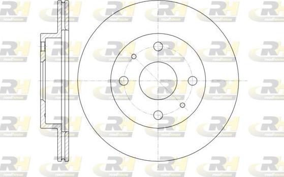 Roadhouse 61355.10 - Тормозной диск autosila-amz.com