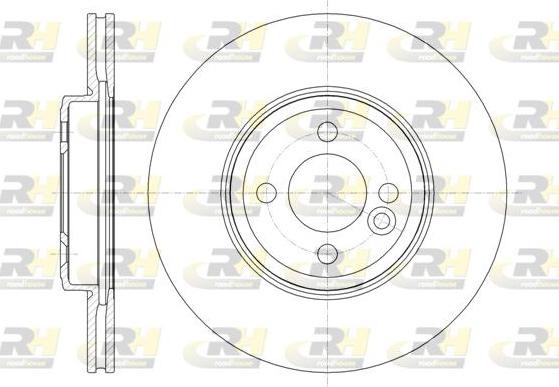 Roadhouse 61334.10 - Тормозной диск autosila-amz.com