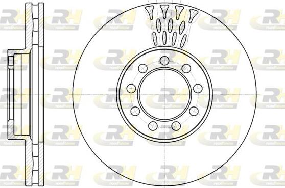 Roadhouse 61298.10 - Тормозной диск autosila-amz.com