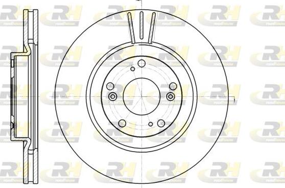 Roadhouse 61297.10 - Тормозной диск autosila-amz.com