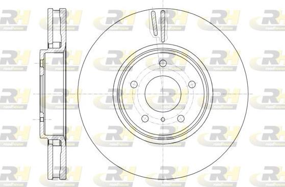 Roadhouse 61244.10 - Тормозной диск autosila-amz.com