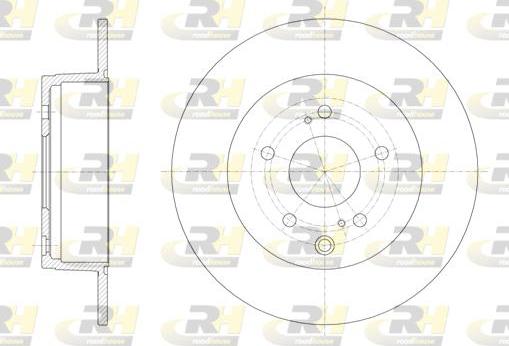 Roadhouse 61245.00 - Тормозной диск autosila-amz.com