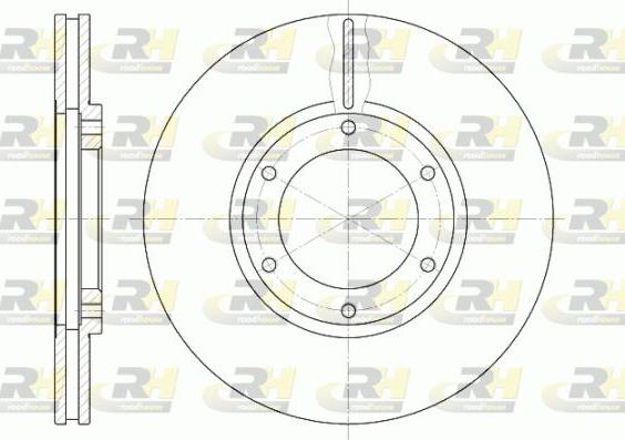 Roadhouse 61240.10 - Тормозной диск autosila-amz.com