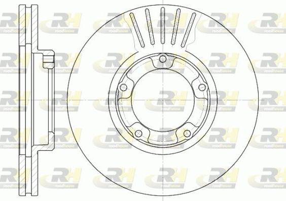 Roadhouse 61247.10 - Тормозной диск autosila-amz.com