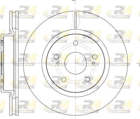 Roadhouse 61212.10 - Тормозной диск autosila-amz.com