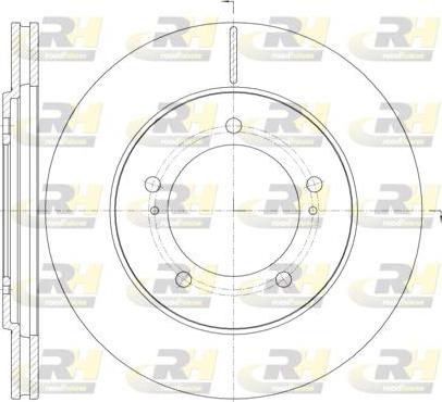 Roadhouse 61233.10 - Тормозной диск autosila-amz.com