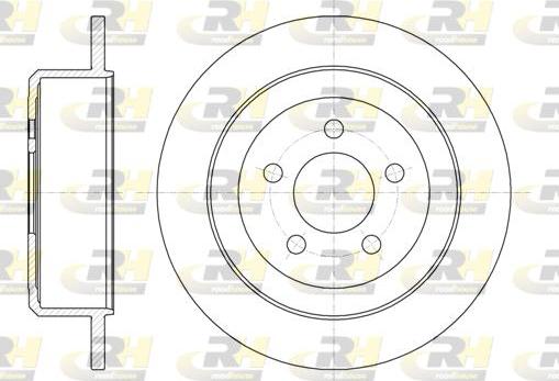 Roadhouse 61271.00 - Тормозной диск autosila-amz.com