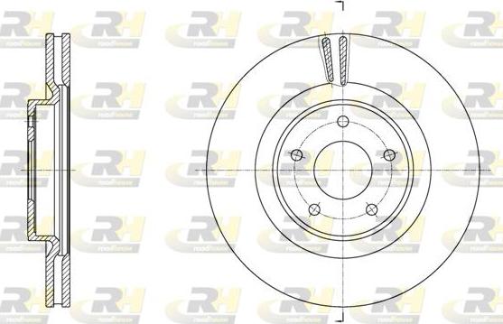 Roadhouse 61790.10 - Тормозной диск autosila-amz.com