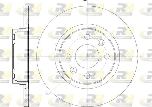 Roadhouse 6809.00 - Тормозной диск autosila-amz.com