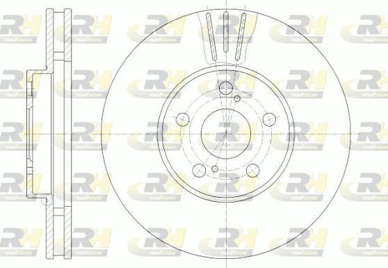 Roadhouse 6819.10 - Тормозной диск autosila-amz.com