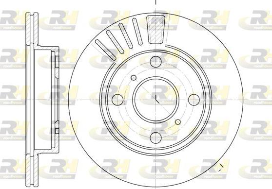 Roadhouse 6825.10 - Тормозной диск autosila-amz.com