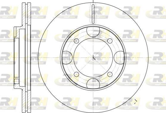 Roadhouse 6827.10 - Тормозной диск autosila-amz.com