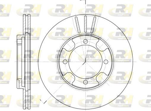 Roadhouse 6389.10 - Диск тормозной autosila-amz.com