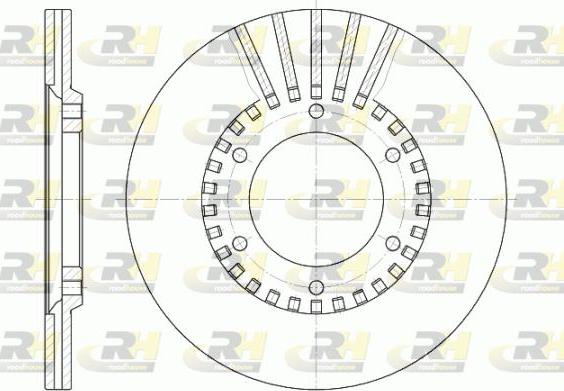 Roadhouse 6337.10 - Тормозной диск autosila-amz.com