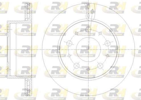 Roadhouse 62109.10 - Тормозной диск autosila-amz.com