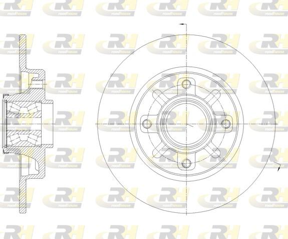 Roadhouse 62137.20 - Тормозной диск autosila-amz.com