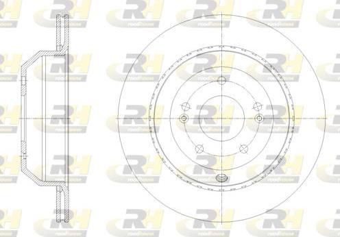 Roadhouse 62123.10 - Тормозной диск autosila-amz.com