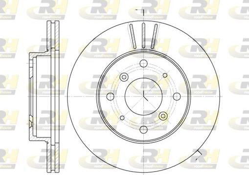 Roadhouse 6225.10 - Тормозной диск autosila-amz.com