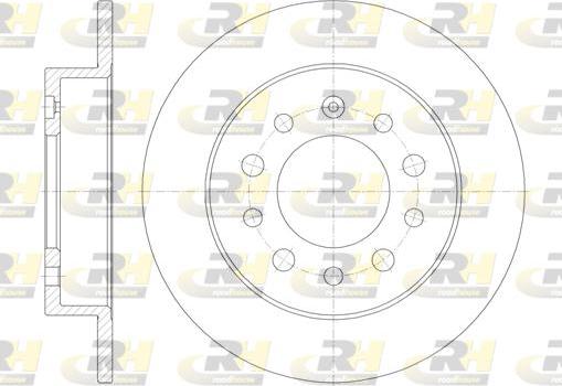 Roadhouse 6762.00 - Тормозной диск autosila-amz.com