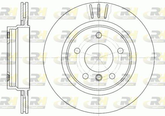 Roadhouse 6722.10 - Тормозной диск autosila-amz.com