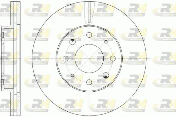 Roadhouse 6775.10 - Тормозной диск autosila-amz.com