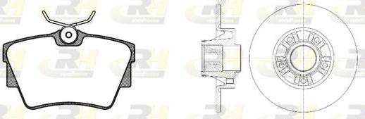 Roadhouse 8591.20 - Дисковый тормозной механизм, комплект autosila-amz.com