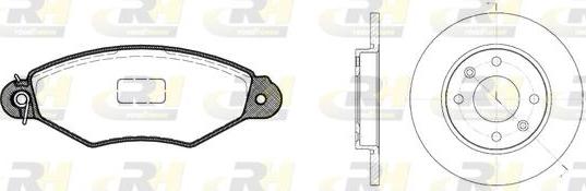 Roadhouse 8643.00 - Дисковый тормозной механизм, комплект autosila-amz.com