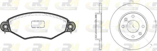 Roadhouse 8643.02 - Дисковый тормозной механизм, комплект autosila-amz.com