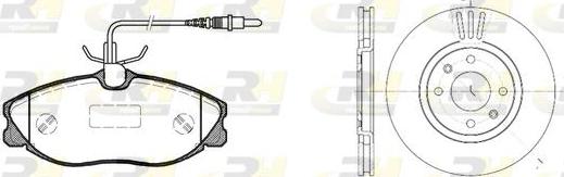 Roadhouse 8604.00 - Дисковый тормозной механизм, комплект autosila-amz.com