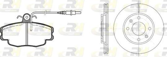 Roadhouse 8141.03 - Дисковый тормозной механизм, комплект autosila-amz.com