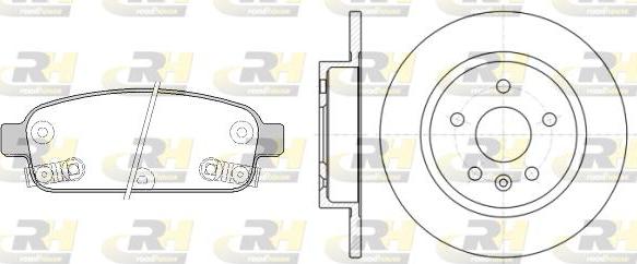 Roadhouse 81432.00 - Дисковый тормозной механизм, комплект autosila-amz.com