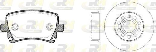 Roadhouse 81031.01 - Дисковый тормозной механизм, комплект autosila-amz.com