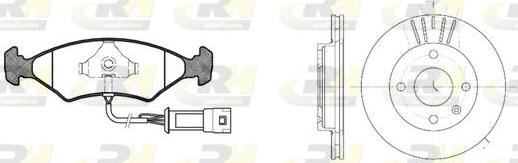 Roadhouse 8119.02 - Дисковый тормозной механизм, комплект autosila-amz.com