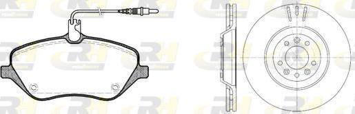 Roadhouse 81101.00 - Дисковый тормозной механизм, комплект autosila-amz.com