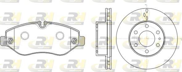 Roadhouse 81245.02 - Дисковый тормозной механизм, комплект autosila-amz.com