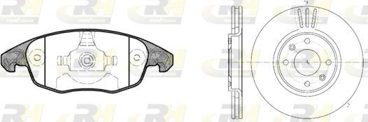 Roadhouse 81248.00 - Дисковый тормозной механизм, комплект autosila-amz.com