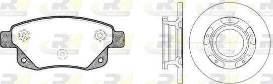 Roadhouse 81252.00 - Дисковый тормозной механизм, комплект autosila-amz.com