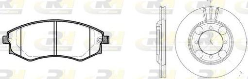 Roadhouse 8318.00 - Дисковый тормозной механизм, комплект autosila-amz.com